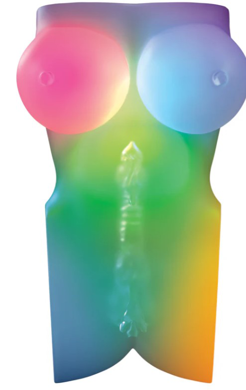 Pipedream After Dark Go-Go Bator LED Mega Masturbator, Frosted - PDRD634-20
