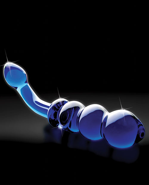 Icicles No. 31 Hand-Blown Glass G-Spot Massager - Blue