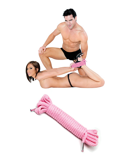 Fetish Fantasy Series Japanese Silk Rope - Pink by Fetish Fantasy Series