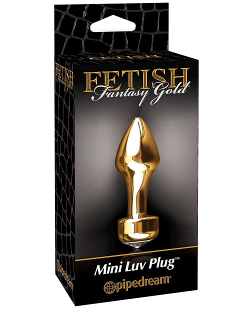 Fetish Fantasy Gold Mini Luv Plug - Gold by Fetish Fantasy Gold