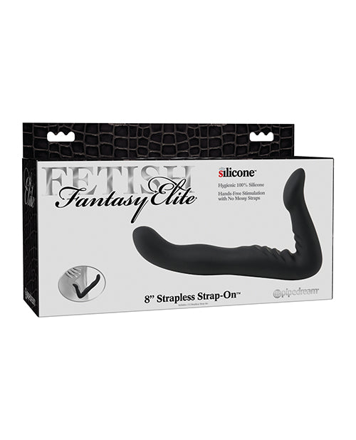 Fetish Fantasy Elite 8" Strapless Strap On - Black by Fetish Fantasy Elite