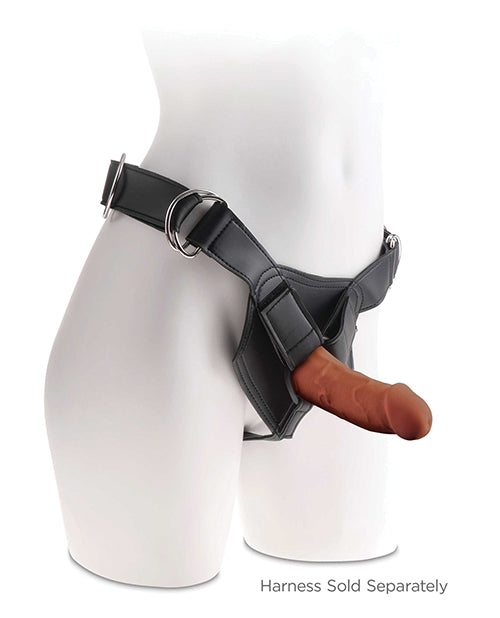 King Cock Plus 6" Triple Density Cock - Brown by King Cock