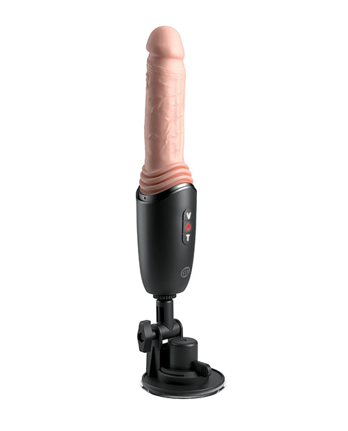 King Cock Plus Thrusting Cock Pro — Light, Heated Thrusting Toy