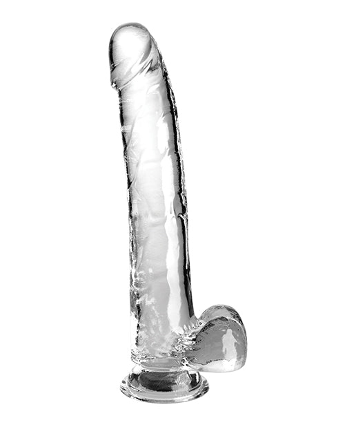 King Cock Clear 11" Cock w/Balls - Clear by King Cock