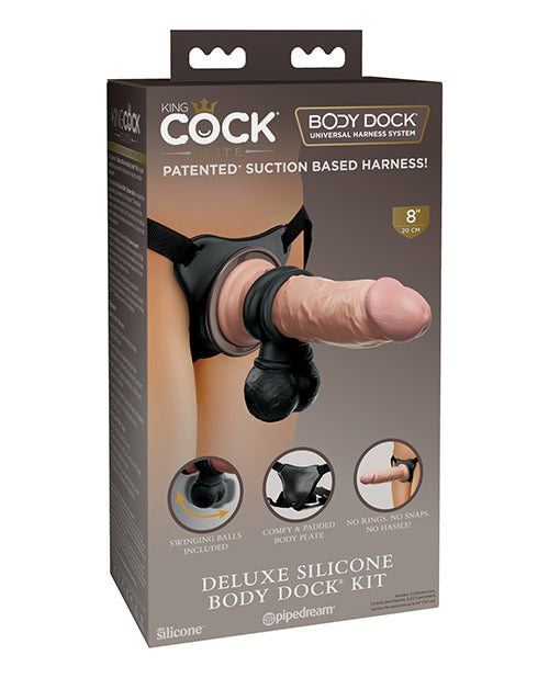 King Cock Elite Deluxe Silicone Body Dock Kit by King Cock Elite