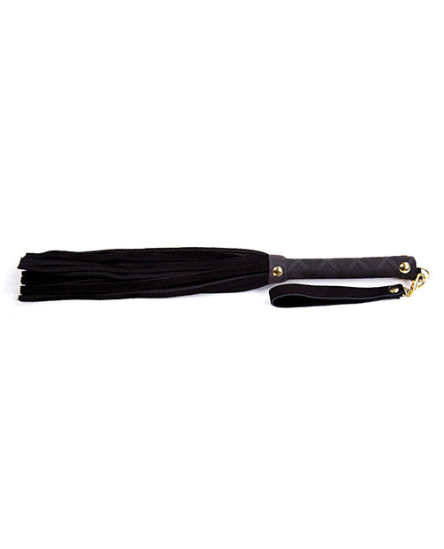 Plesur Mini Leather Flogger - Black by Plesur