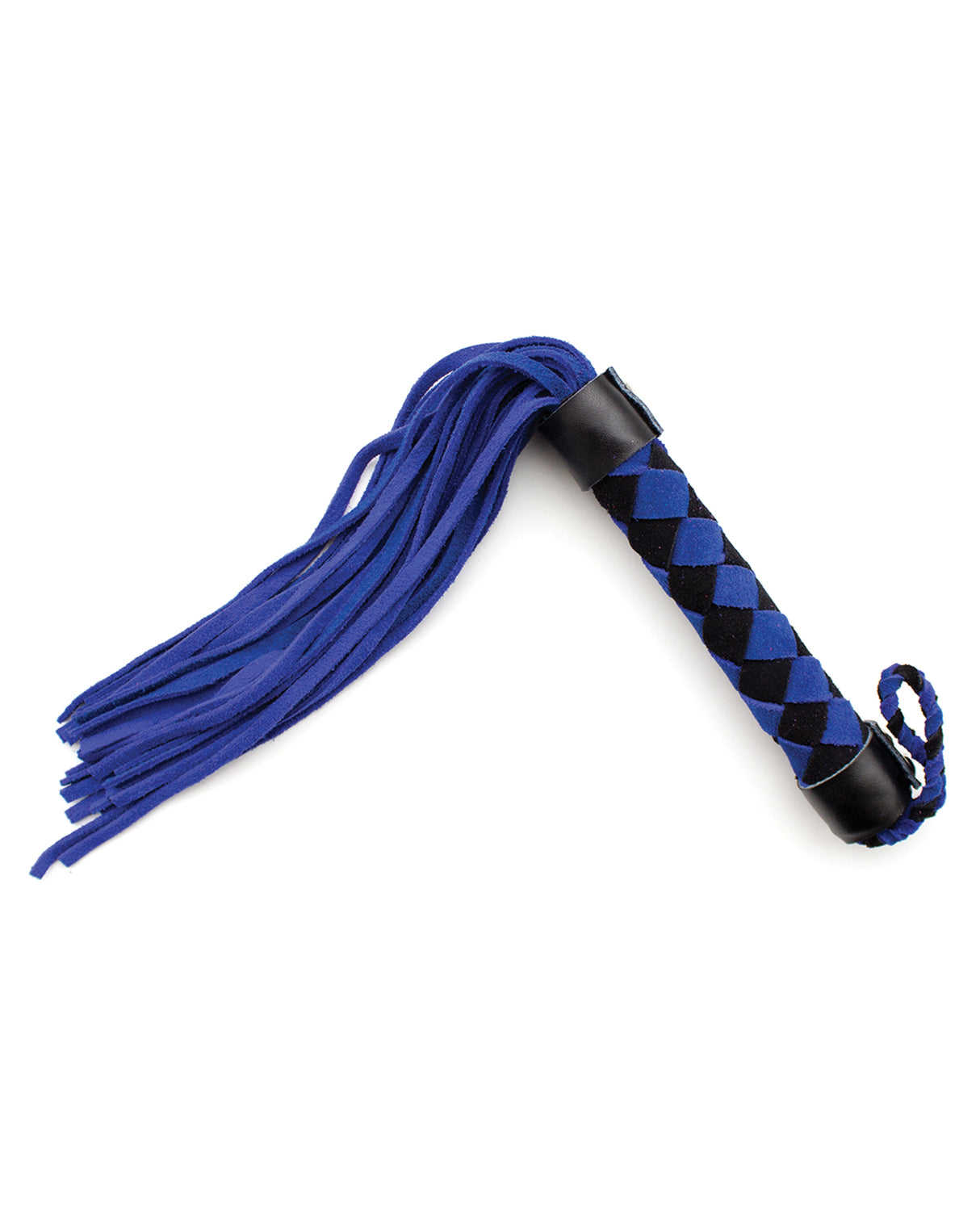 Plesur 15" Leather Flogger - Blue by Plesur