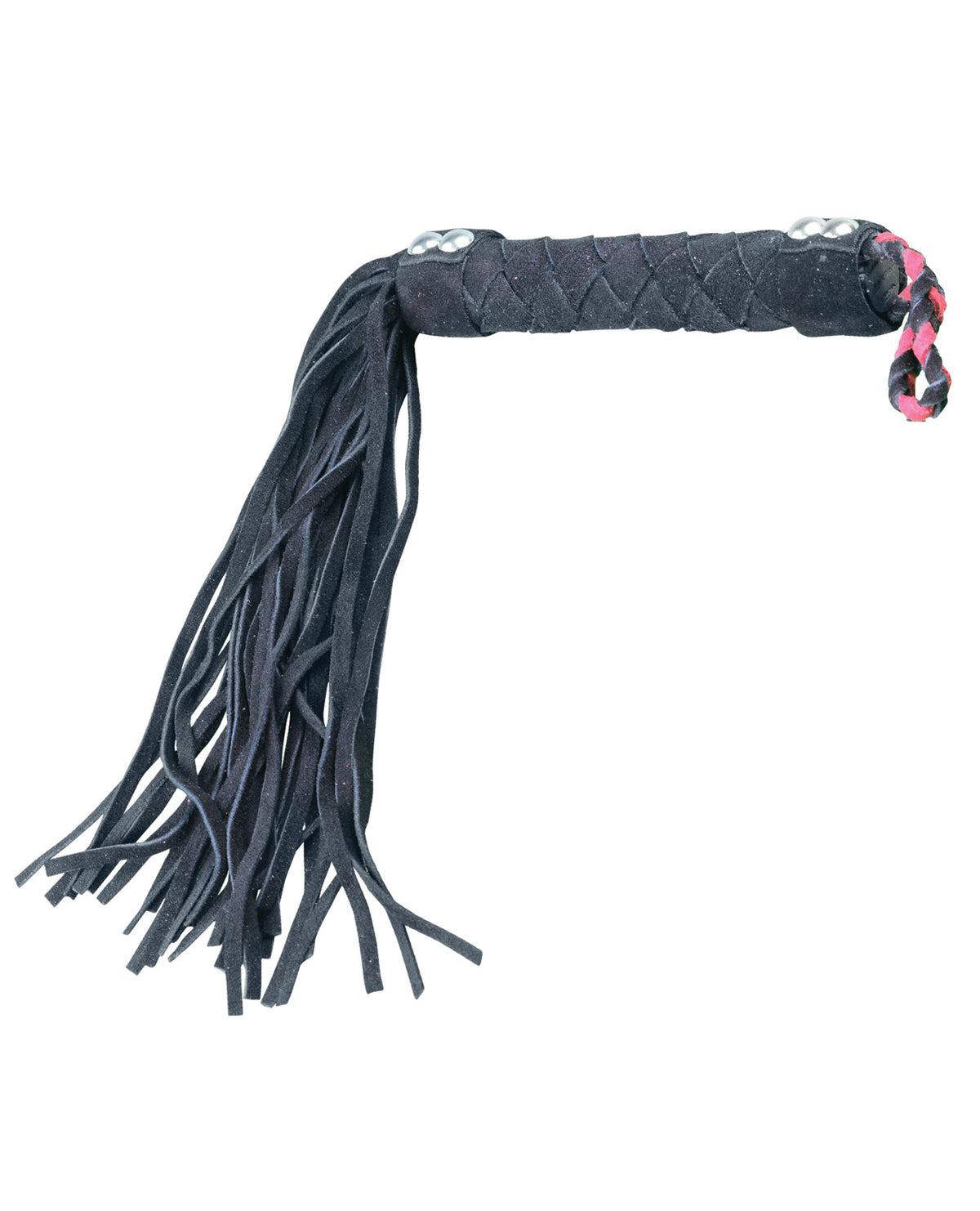 Plesur 15.5-Inch Leather Flogger, Black