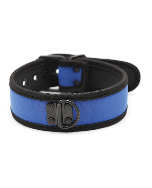 Plesur Neoprene Puppy Collar - Blue by Plesur