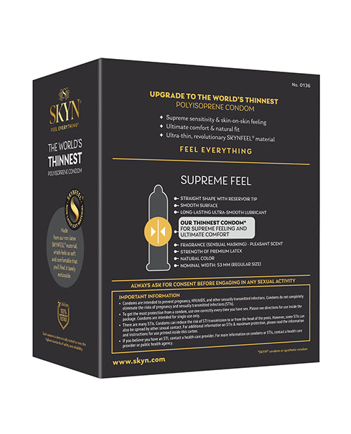 Lifestyles SKYN Supreme Feel Condoms — 30 Pack