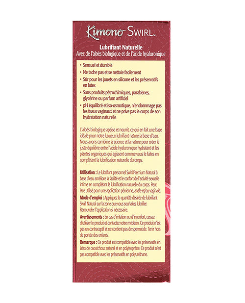 Kimono Swirl Natural Lubricant - 3.4 oz Pump by Kimono