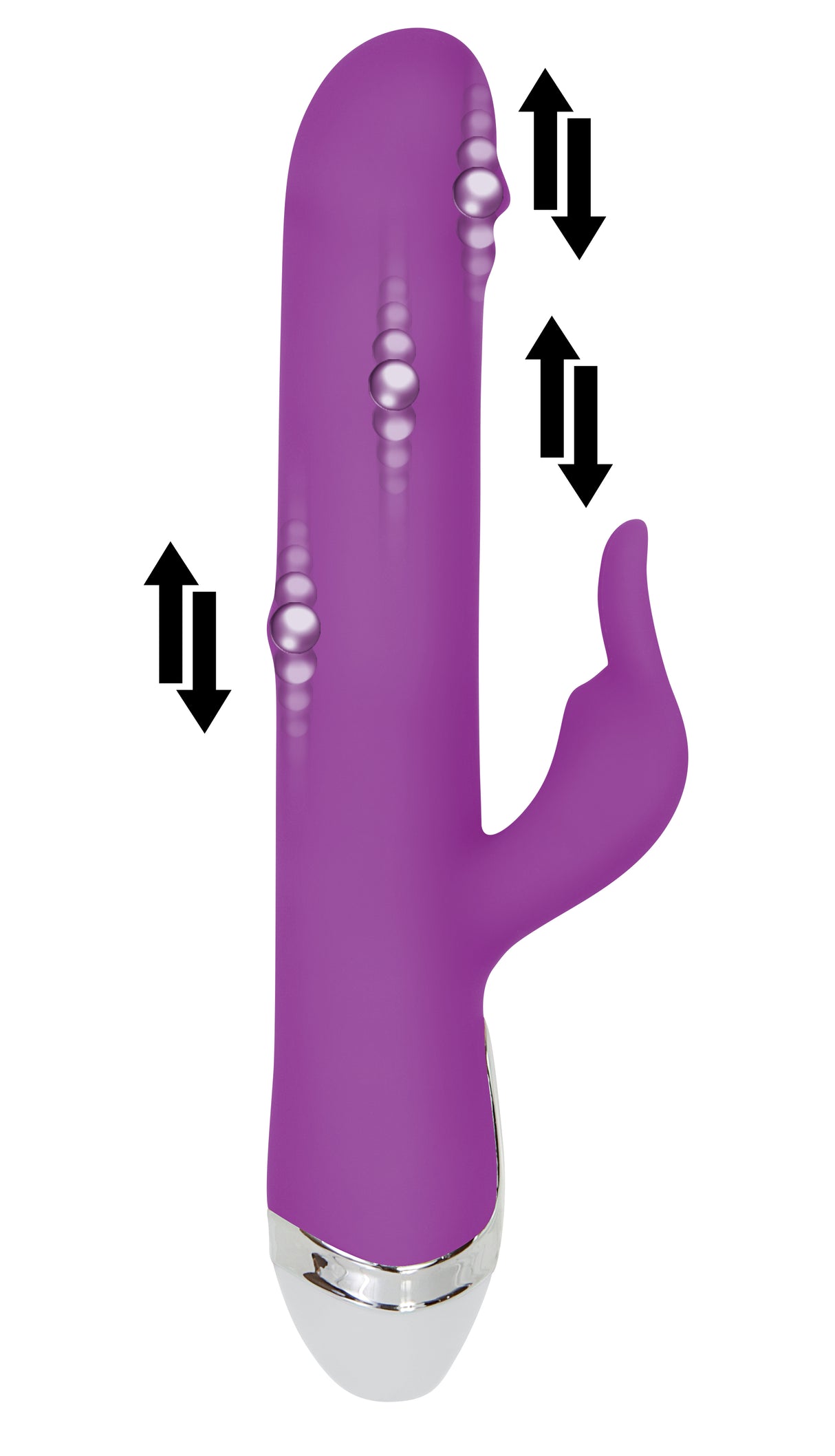 Evolved Novelties Dancing Pearl Rabbit Vibrator — Purple - EN-RS-9902-2