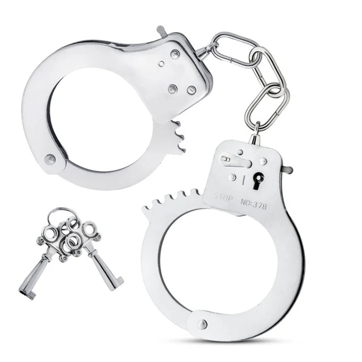 Blush Temptasia Beginner Cuffs — Silver Stainless Steel - BL-55404