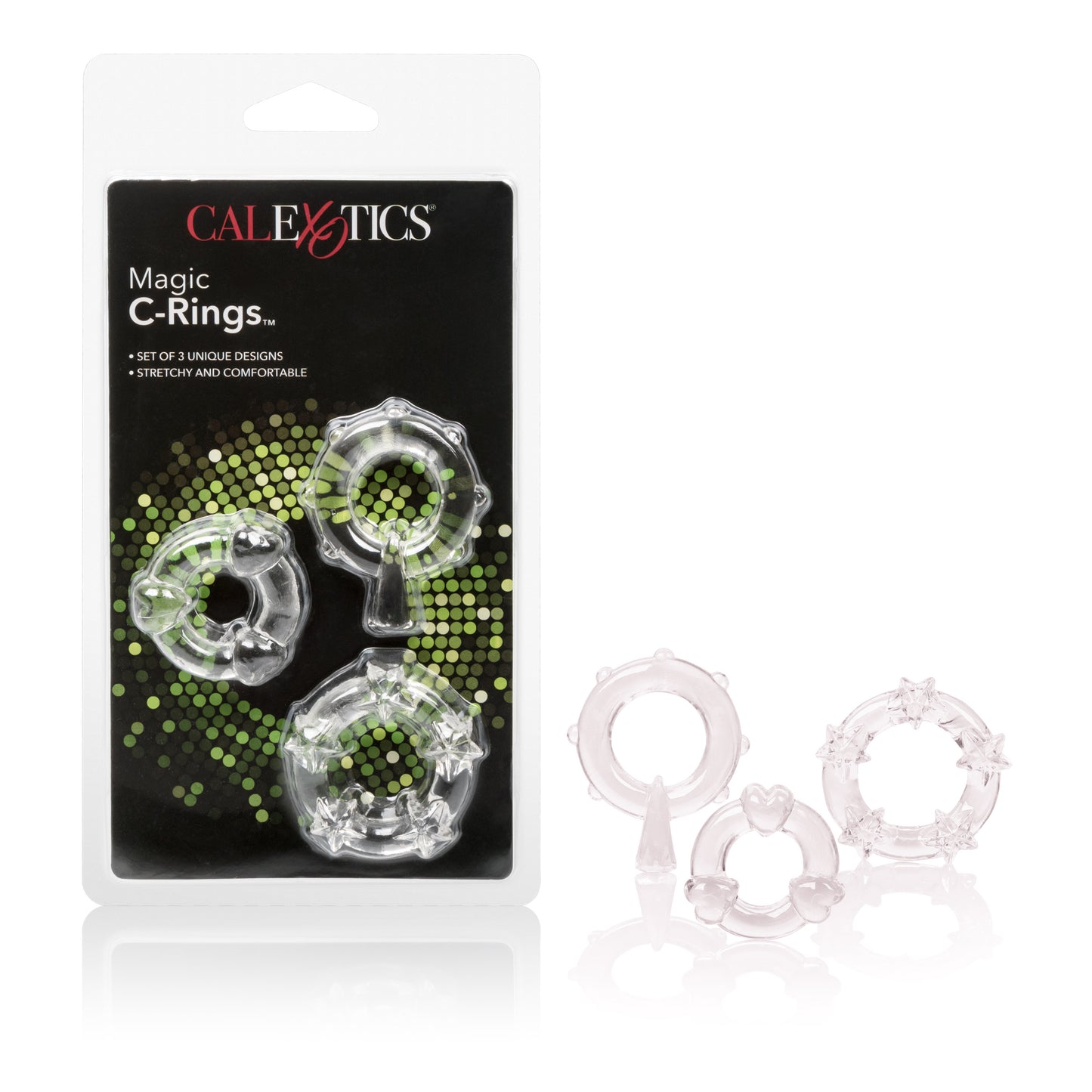 Magic C-Rings - Clear by CalExotics