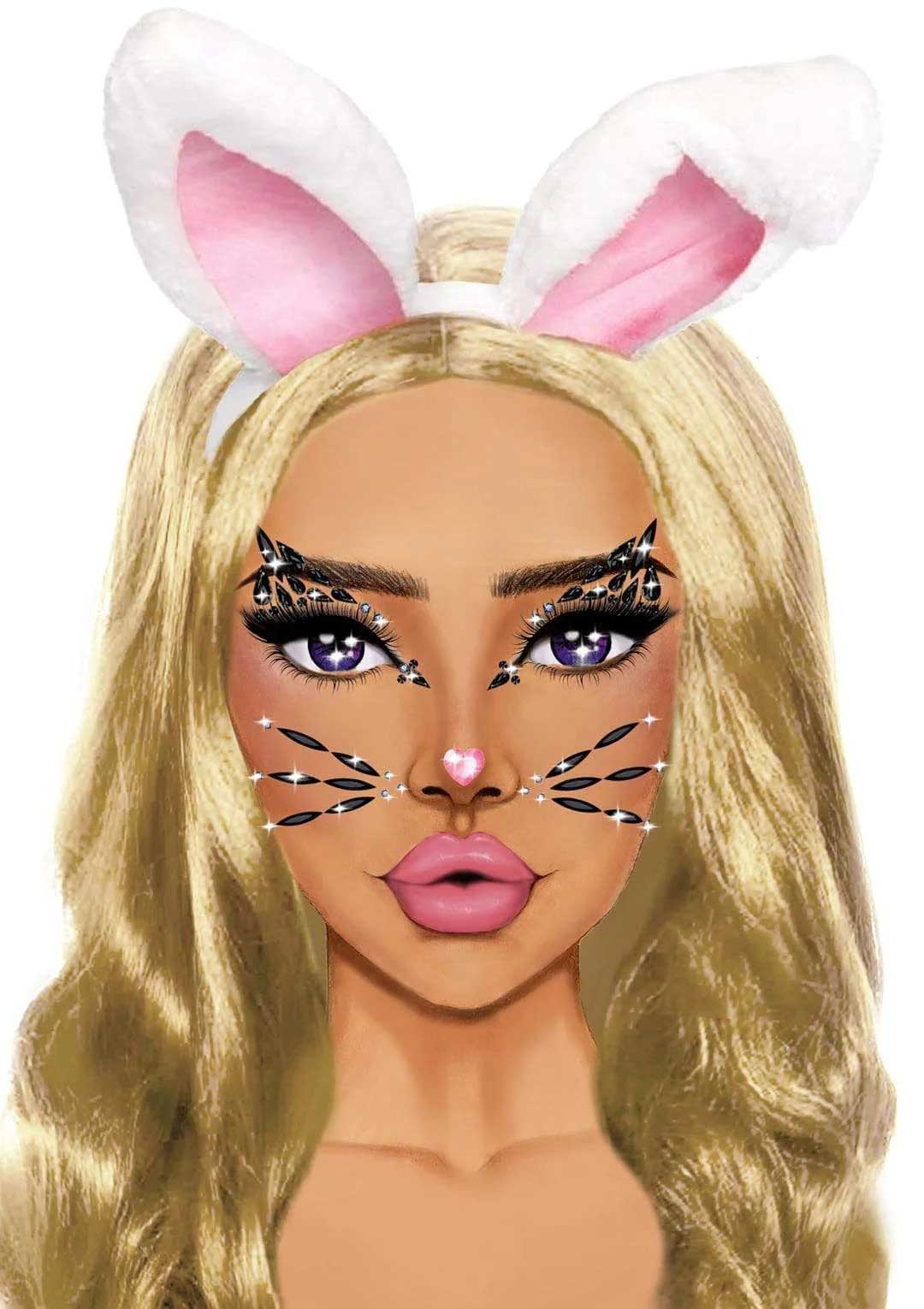 Leg Avenue Animal Rhinestone Stick-On Face & Body Jewels - LA-EYE031