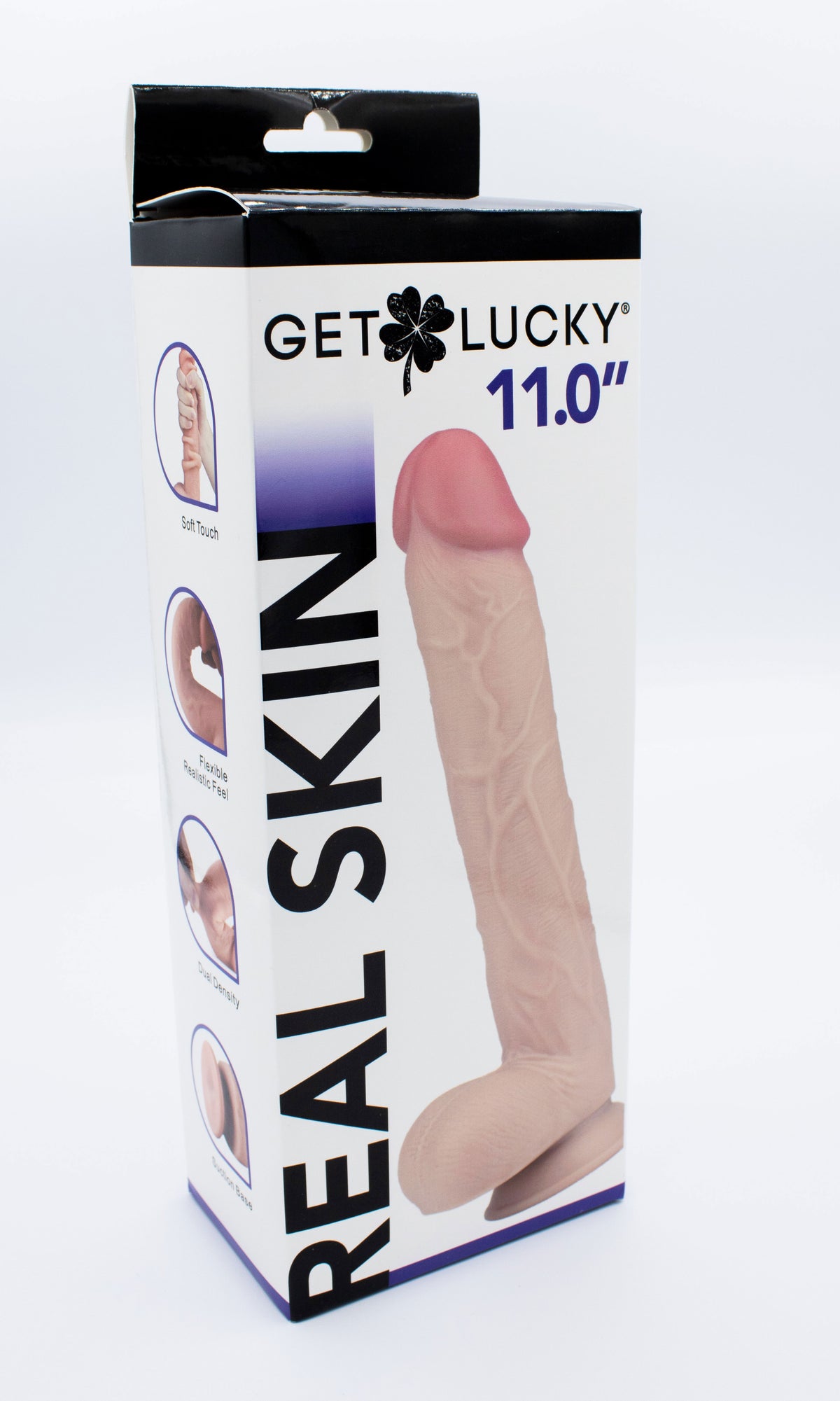 Real Skin 11 Dual Layer Dildo - Beige