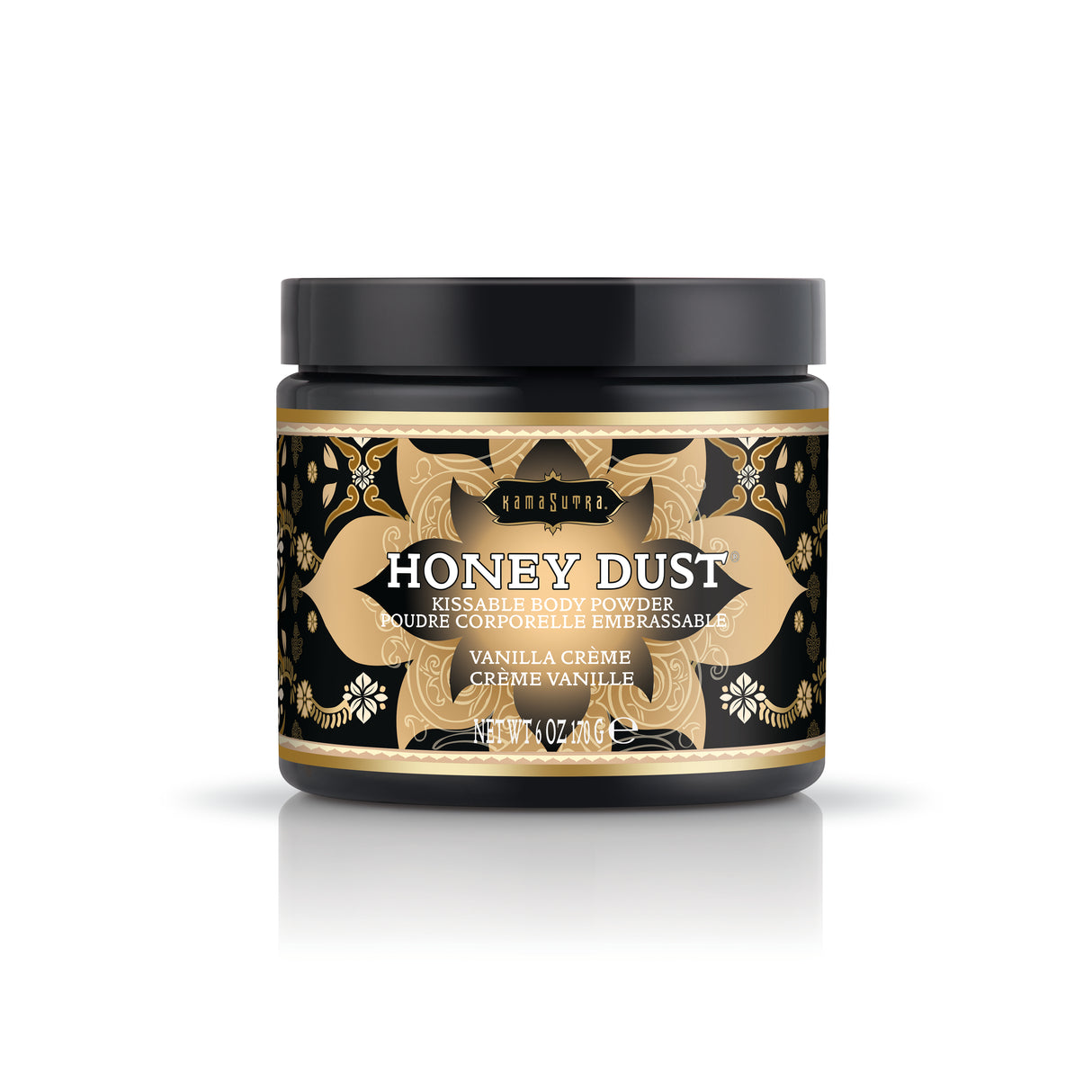 Kama Sutra Honey Dust Kissable Body Powder — Vanilla Crème, 6 oz - KS12016