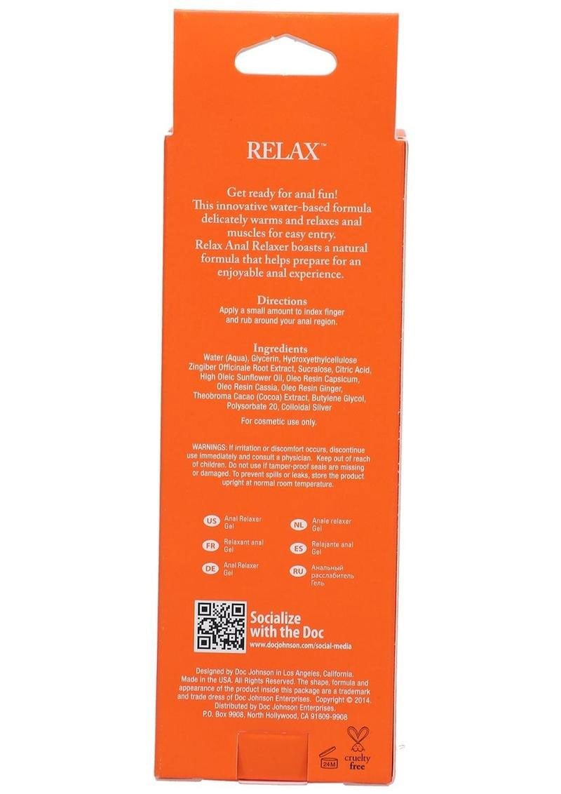Relax - Anal Relaxer for Everyone - 2 Oz. - Boxed by Doc Johnson