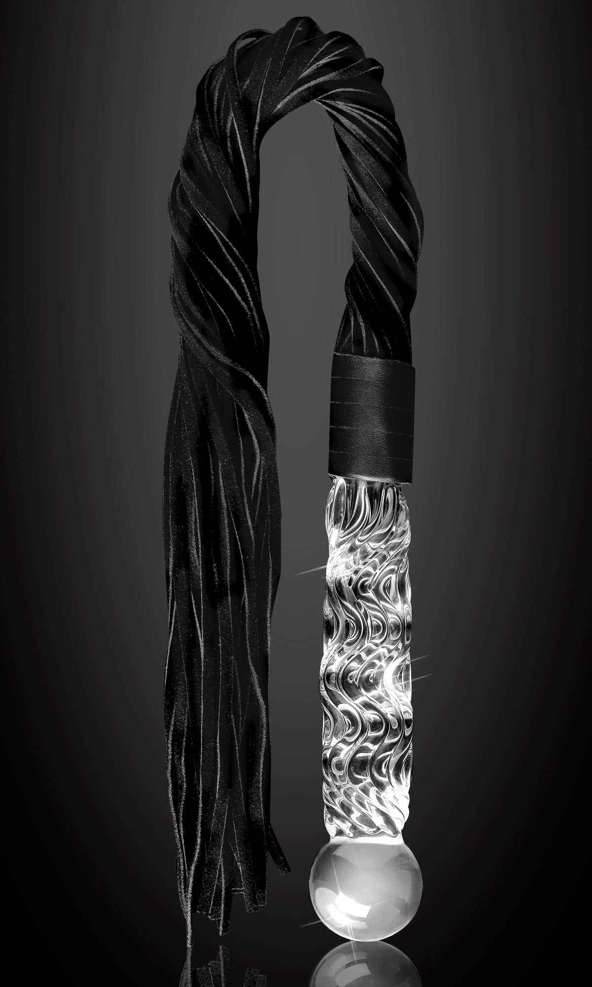 Icicles No. 38 - Clear / Black by Pipedream