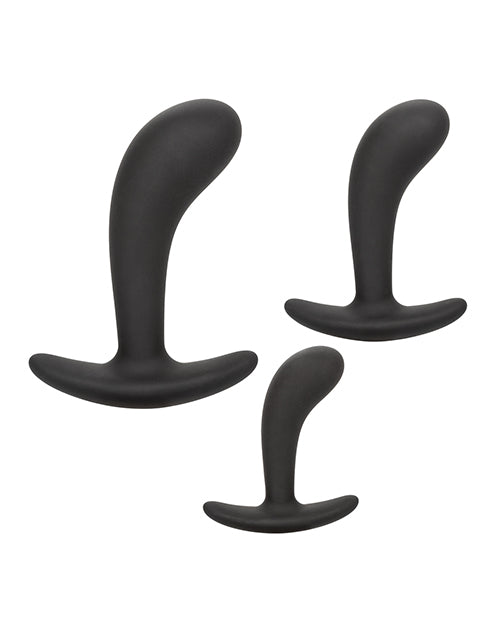 Silicone Anal Training Prostate Kit - Black by CalExotics Anal Toys