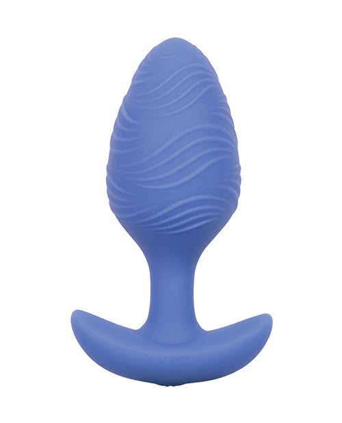 Cheeky Glow in the Dark Vibrating Butt Plug - Large Blue by Cheeky