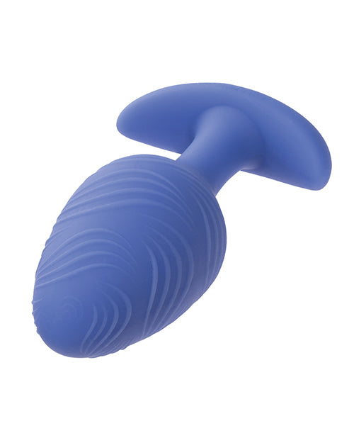 Cheeky Glow in the Dark Vibrating Butt Plug - Large Blue by Cheeky