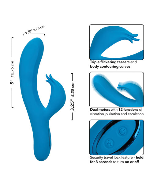 Azure Collection Flutter G Vibrator - Blue by Azure