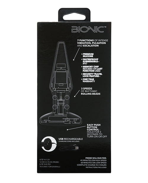 Bionic Beaded Rimming Probe — 7 Vibration Modes & 3 Bead Speeds
