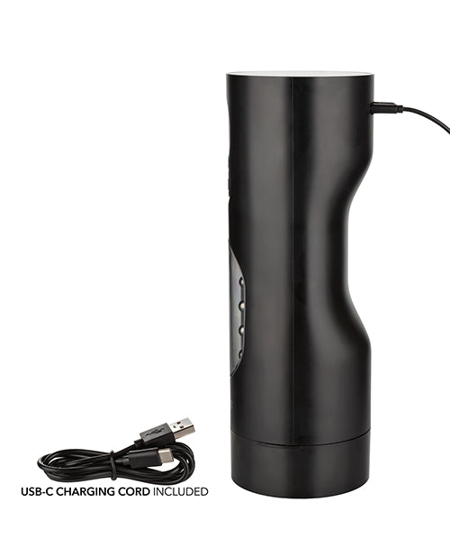 Bionic Beaded Power Stroker — Rotating Beads, Black