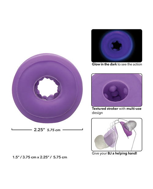 Slop Top Glow in the Dark Dirty Luv Stroker - Purple by Slop Top