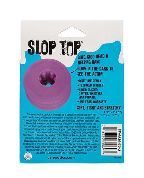 Slop Top Dirty Luv Glow-in-the-Dark Stroker — Purple