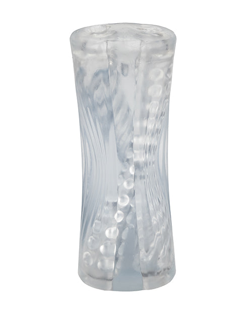 Cyclone Dual Ribbed Stroker XL — Clear