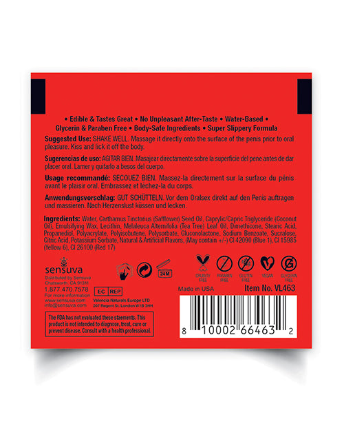 Lic O Licious Oral Delight Cream — Watermelon 6 ml Packet