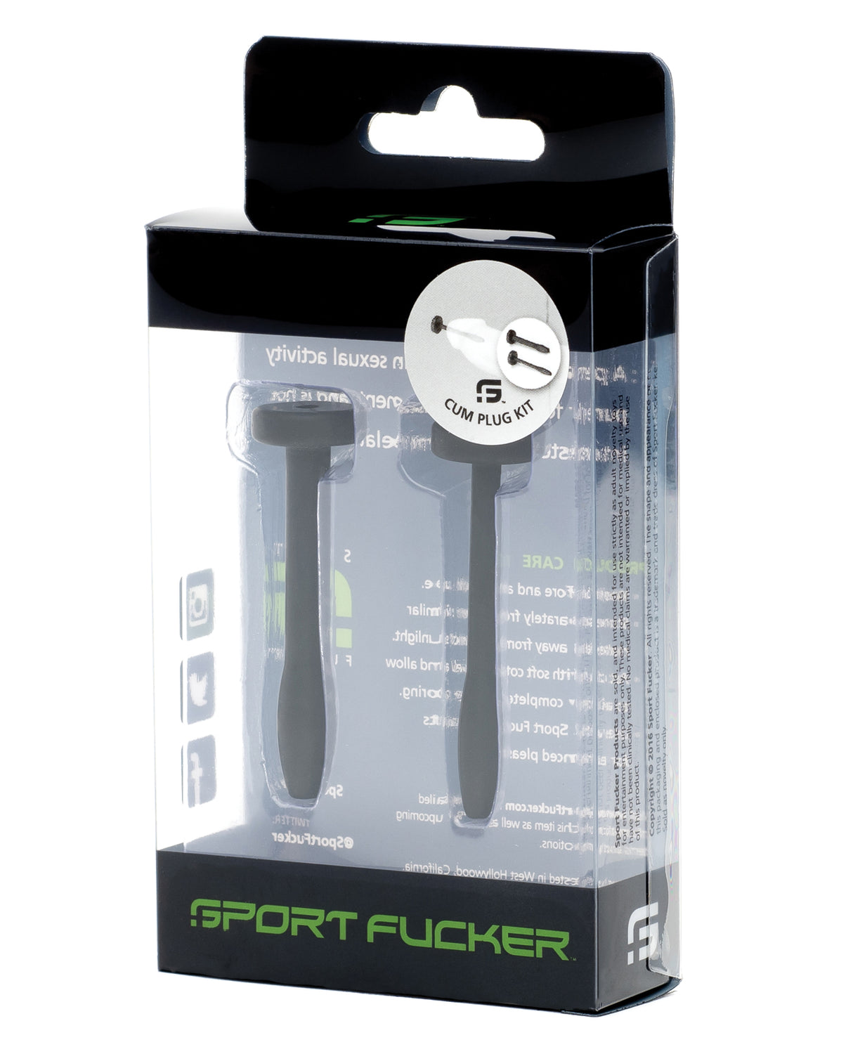 Sport Fucker Cum Plug Kit - Black by Sport Fucker