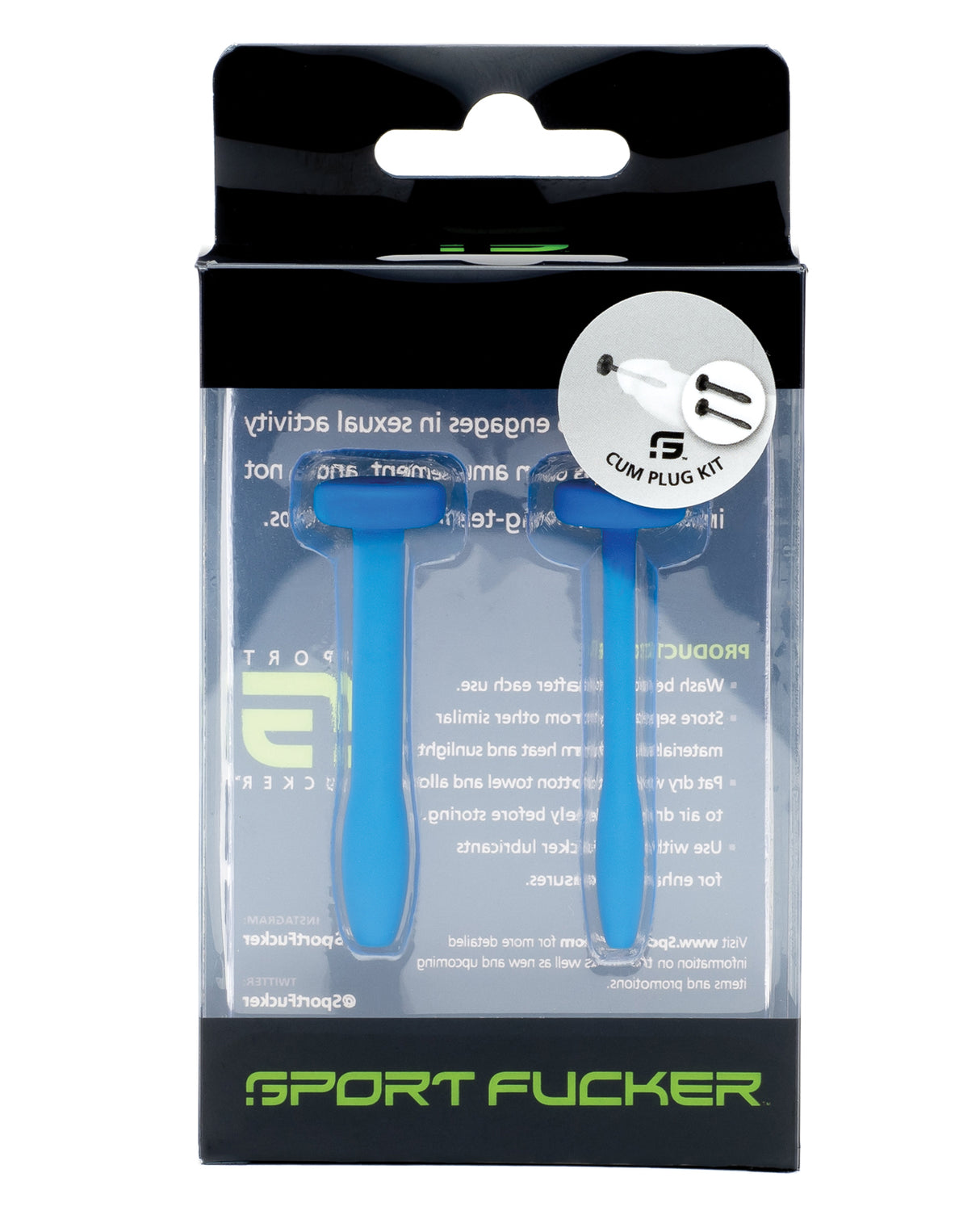 Sport Fucker Cum Plug Kit - Blue by Sport Fucker