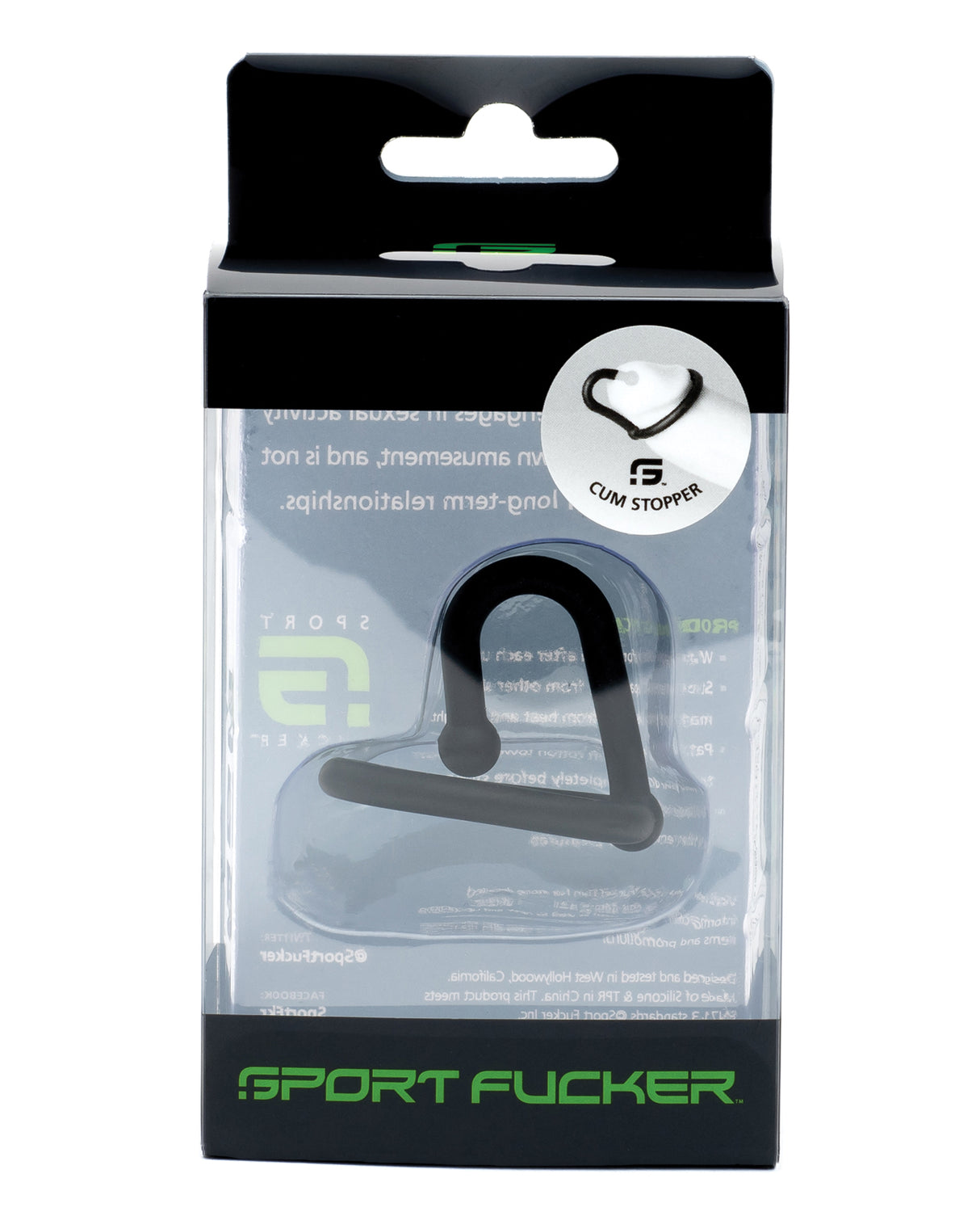 Sport Fucker Cum Stopper - Black by Sport Fucker