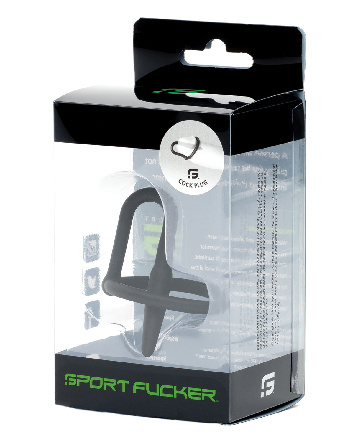 Sport Fucker Cock Plug - Black by Sport Fucker