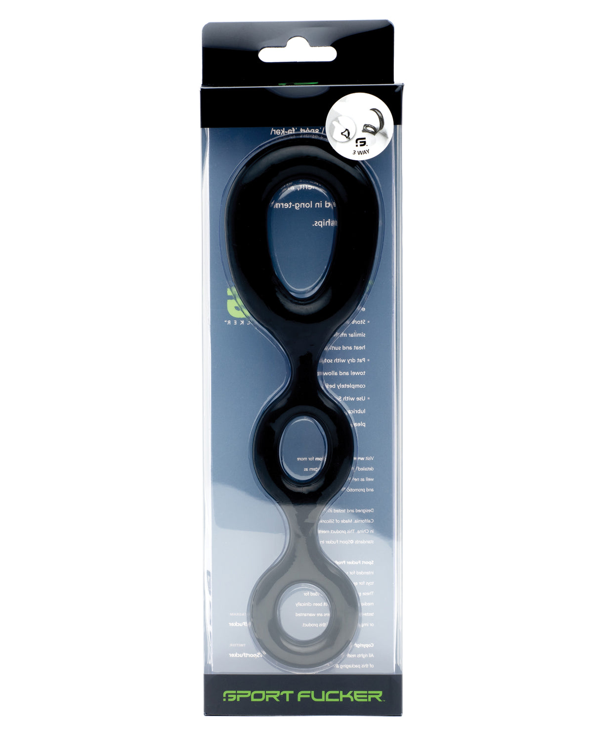 Sport Fucker 3 Way - Black by Sport Fucker