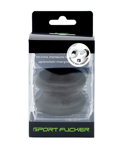 Sport Fucker Silicone Muscle Ball Stretcher - Black by Sport Fucker