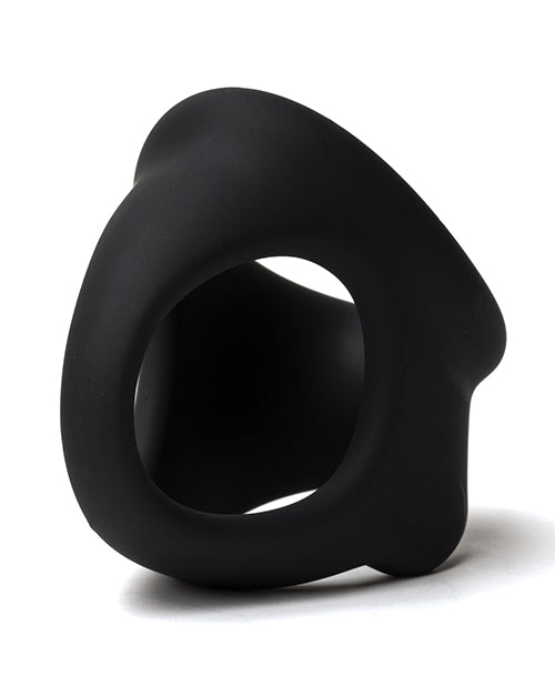 Sport Fucker Cock Chute — 1.5 inch Silicone Cock Ring, Black