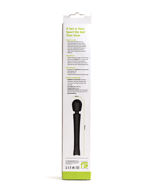 Sport Fucker Motovibe SubSonic Wand - Black by Sport Fucker