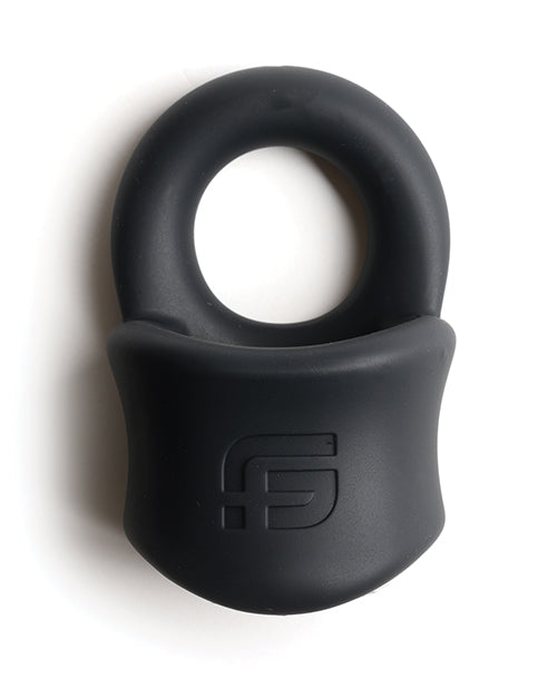 Sport Fucker Silicone Baller Ring - Black by Sport Fucker