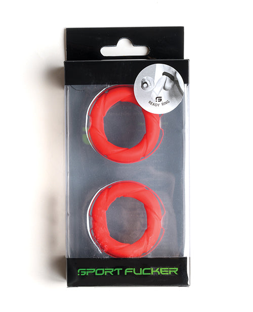 Sport Fucker Ready Rings - Red by Sport Fucker