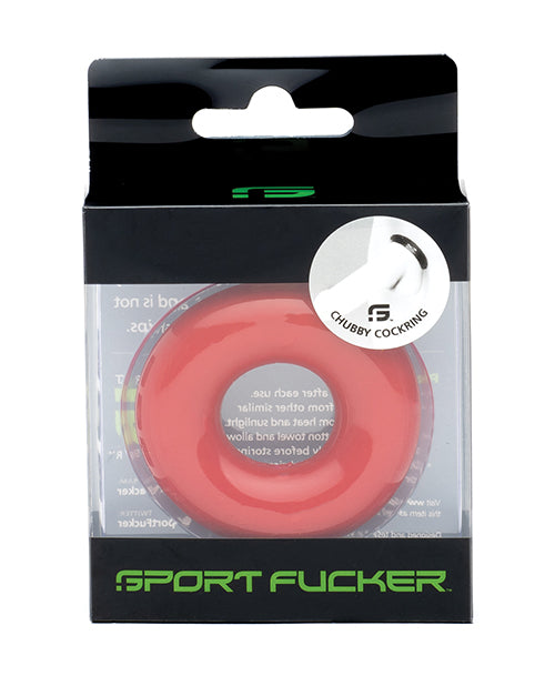 Sport Fucker Chubby Cockring - Red by Sport Fucker