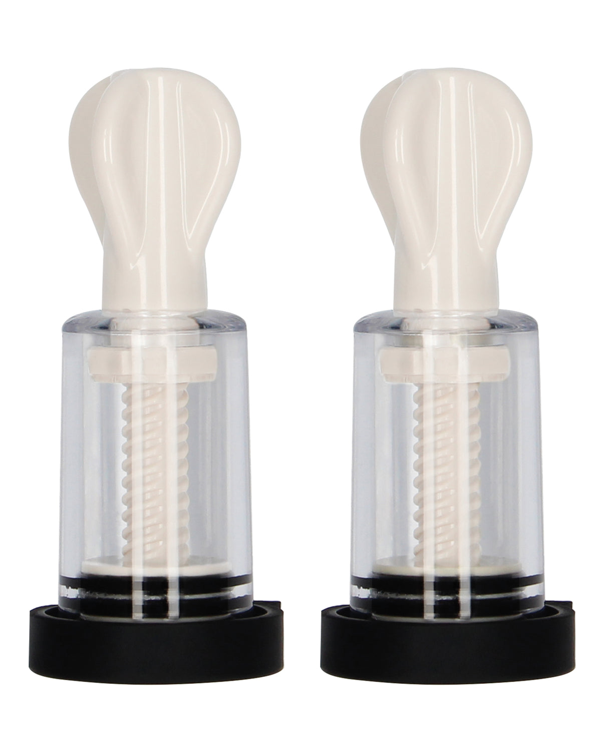 Shots Electroshock Nipple Suckers - Clear by Electroshock