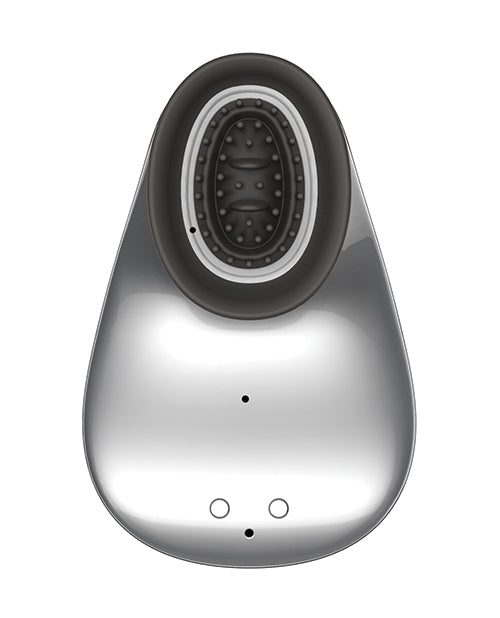 Shots Twitch Innovation Hands Free Clitoral Stimulator - Silver by Twitch