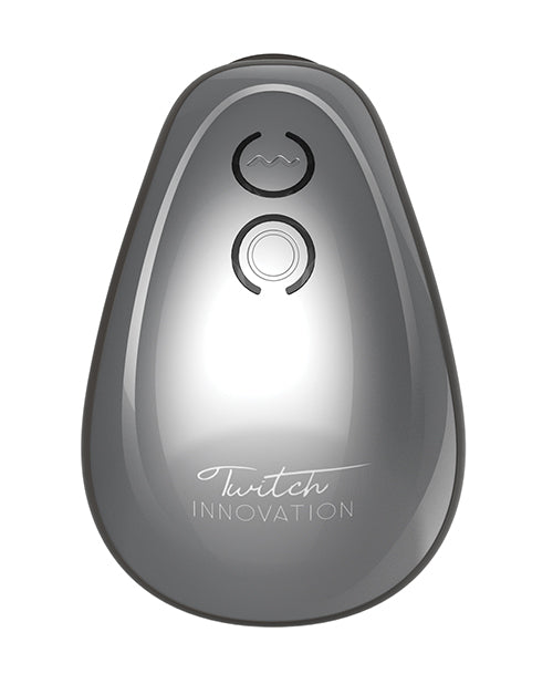 Shots Twitch Innovation Hands Free Clitoral Stimulator - Silver by Twitch