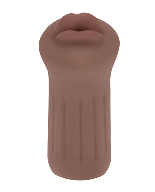 Shots Xkin RAW The Grip Small Masturbator - Brown by Xkin