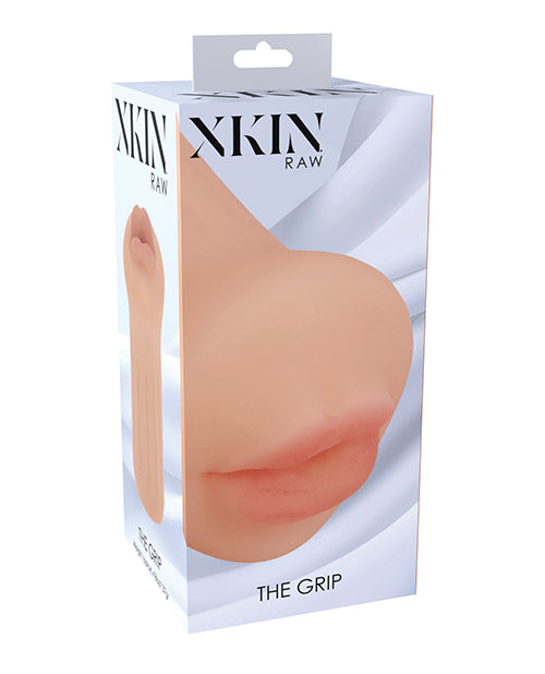 Shots Xkin RAW The Grip Small Masturbator - Flesh by Xkin