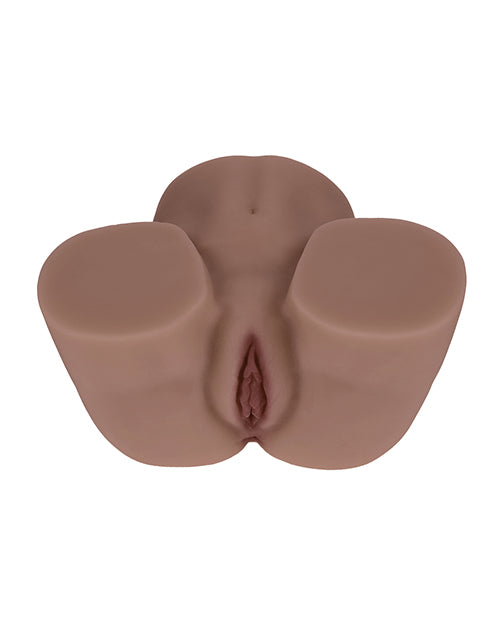Shots Kaya Bloom Dual Entry Bodyforms Masturbator - Brown - 5.4 lbs. by Xkin